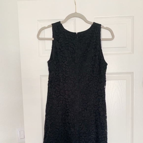 Ann Taylor lace dress (black + petite) - Picture 3 of 5